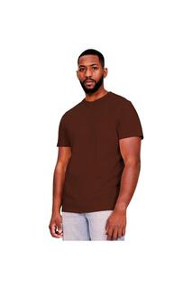 Тонкая хлопковая футболка Core Ringspun Casual Classics, коричневый
