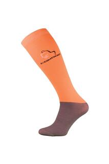 Тонкие носки до колена из технической микрофибры для верховой езды COMODO, оранжевый