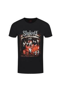 Футболка с принтом «Дебютный альбом 19 лет назад» Slipknot, черный