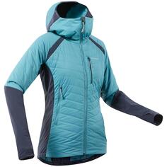 Гибридная куртка Decathlon для спринта из синтетической шерсти и альпинизма Simond, серебро