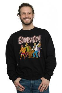 Классический групповой свитшот Scooby Doo, черный