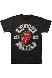 Футболка с принтом на спине «Тур по США 1978» The Rolling Stones, черный