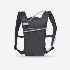 Гидравлический рюкзак Decathlon для горного велосипеда Explore 2/1 л воды Rockrider, черный