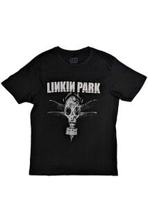 Футболка с противогазом Linkin Park, черный