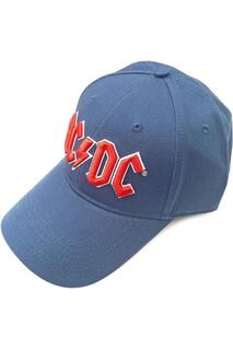 Бейсболка с логотипом AC/DC, синий