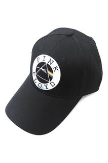 Бейсболка с круглым логотипом Pink Floyd, черный