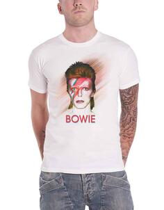 Футболка с принтом на спине World Tour David Bowie, белый