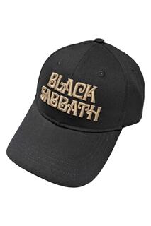 Бейсболка с логотипом Black Sabbath, черный