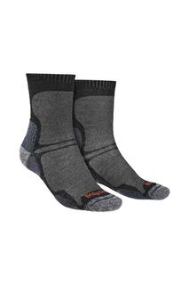 Сверхлегкие походные носки T2 из мериносовой шерсти для походов Bridgedale, черный