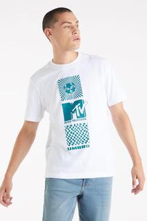 Футболка с рисунком MTV Umbro, белый