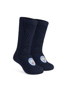 Носки-тапочки Manchester City FC, синий