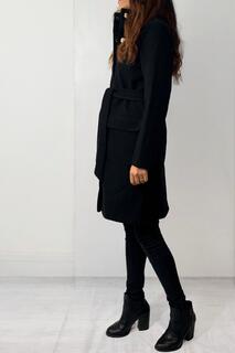 Классическое смарт-пальто черное Cutie London, черный