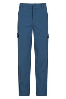 Обзор брюк Короткие брюки на молнии Mountain Warehouse, синий