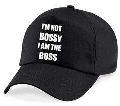 Бейсбольная кепка «Я не босс, я босс» 60 SECOND MAKEOVER, черный