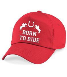 Бейсбольная кепка Born To Ride 60 SECOND MAKEOVER, красный