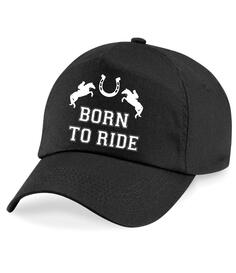 Бейсбольная кепка Born To Ride 60 SECOND MAKEOVER, черный