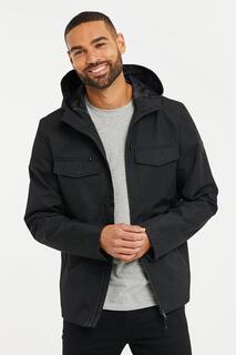Куртка с капюшоном &apos;Хакер&apos; Threadbare, черный