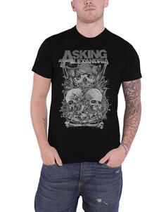 Футболка с черепом Asking Alexandria, черный