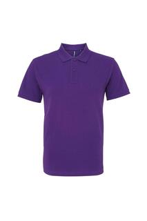 Органическая рубашка поло классического кроя Asquith &amp; Fox, фиолетовый