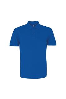 Органическая рубашка поло классического кроя Asquith &amp; Fox, синий