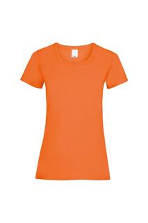 Повседневная футболка с короткими рукавами Value Universal Textiles, оранжевый