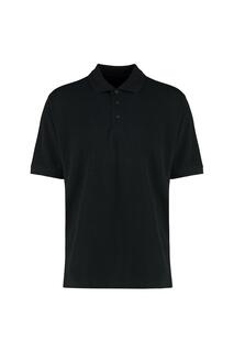 Хлопковая футболка-поло Classic Superwash классического кроя Kustom Kit, черный