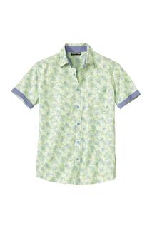 Летняя рубашка с пальмовым принтом Atlas for Men, зеленый