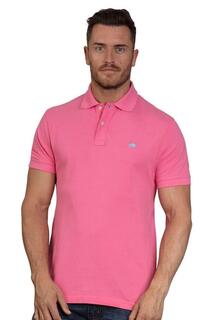 Органическая фирменная футболка-поло Raging Bull, розовый