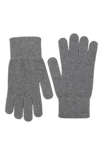 Повседневные вязаные перчатки Теплые зимние варежки с манжетами в рубчик Mountain Warehouse, серый