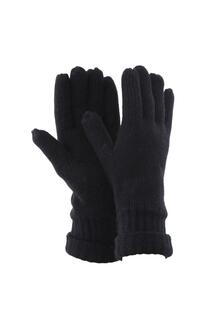 Трикотажные зимние перчатки Thinsulate (3M 40g) Floso, черный