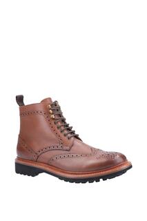 Кожаные ботинки Rissington Commando Cotswold, коричневый