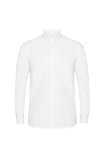 Современная оксфордская рубашка с длинными рукавами Henbury, белый