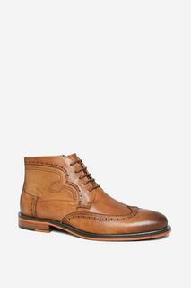 Кожаные ботинки броги премиум-класса &apos;Brackley&apos; Alexander Pace, коричневый