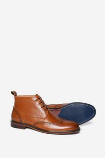 Кожаные ботинки броги премиум-класса &apos;Penton&apos; Alexander Pace, коричневый