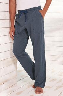 Хлопковые брюки без застежек, внутренняя часть штанины 31 дюйм (79 см). Cotton Traders, синий