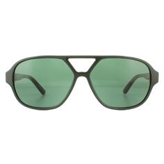 Солнцезащитные очки Aviator Cargo Зеленые Серые Зеленые CALVIN KLEIN, зеленый