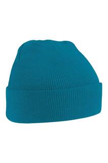 Оригинальная зимняя шапка-бини с манжетами Beechfield, синий Beechfield®