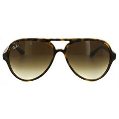 Солнцезащитные очки Aviator Light Havana Brown Gradient Cats 5000 4125 Ray-Ban, коричневый