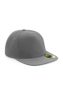 Оригинальная кепка Snapback с плоским козырьком (2 шт. в упаковке) Beechfield, серый