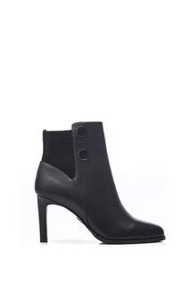 Кожаные ботинки на каблуке &apos;Kallani&apos; Moda In Pelle, черный
