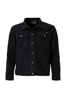 Джинсовая куртка в стиле Western Trucker Duke Clothing, черный