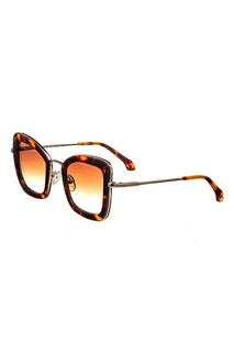 Солнцезащитные очки Ellie ручной работы в Италии Bertha, коричневый