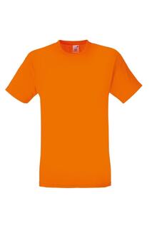 Оригинальная полноразмерная футболка Screen Stars с короткими рукавами Fruit of the Loom, оранжевый