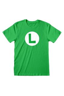 Луиджи футболка Super Mario, зеленый