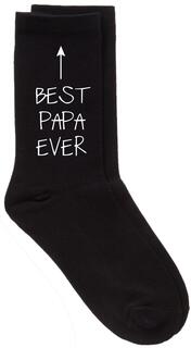 Лучшие черные носки Papa Ever на День отца 60 SECOND MAKEOVER, черный