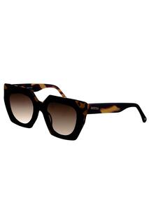 Солнцезащитные очки Marlowe ручной работы в Италии Bertha, коричневый