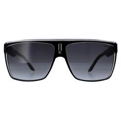 Солнцезащитные очки Shield Black White Grey Gradient 22 Carrera, черный