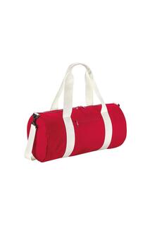 Оригинальная спортивная сумка Barrel Bagbase, красный
