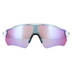 Полированные белые солнцезащитные очки Prizm Snow Sapphire Iridium с запахом Oakley, белый