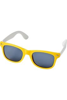 Солнцезащитные очки Sun Ray с цветными блоками Bullet, желтый